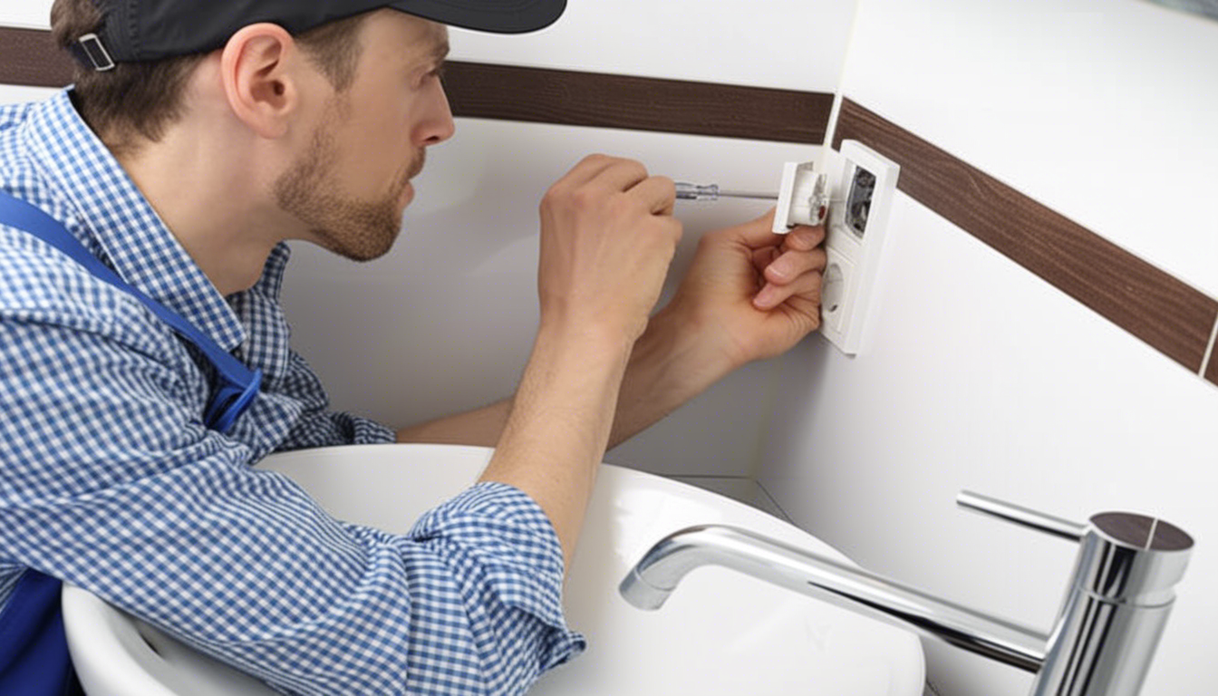 Eлектрически ремонти в банята: Монтаж на контакт, подмяна на вентилатор и осветление